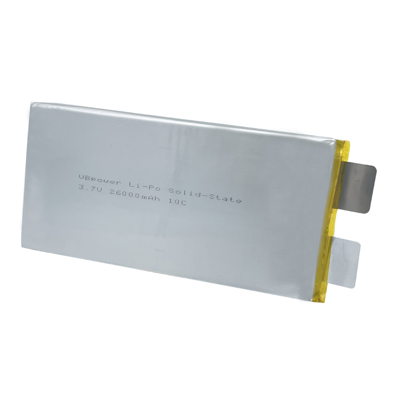 VBpower Высокоэнергоемкая твердотельная литий-полимерная батарея Отдельный элемент 3.7В 26000мА·ч 10C