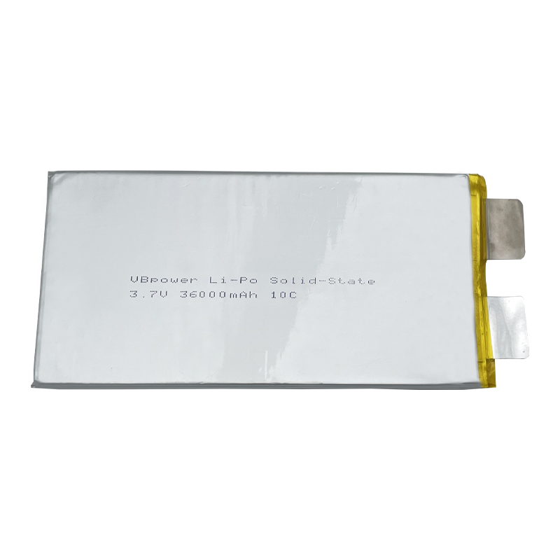 VBpower Высокоэнергоемкая твердотельная литий-полимерная батарея Отдельный элемент 3.7 В 36000 мА·ч 10C