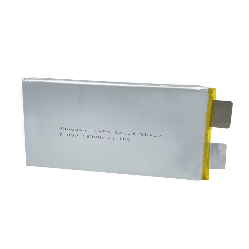 VBpower Высокоэнергоемкая твердотельная литий-полимерная батарея Отдельный элемент 3.85 В 18000 мА·ч 10C