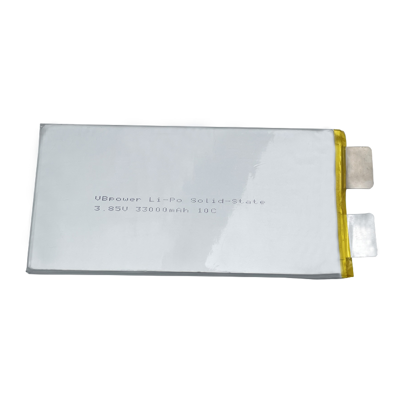 VBpower Высокоэнергоемкая твердотельная литий-полимерная батарея Отдельный элемент 3.85 В 33000 мА·ч 10C
