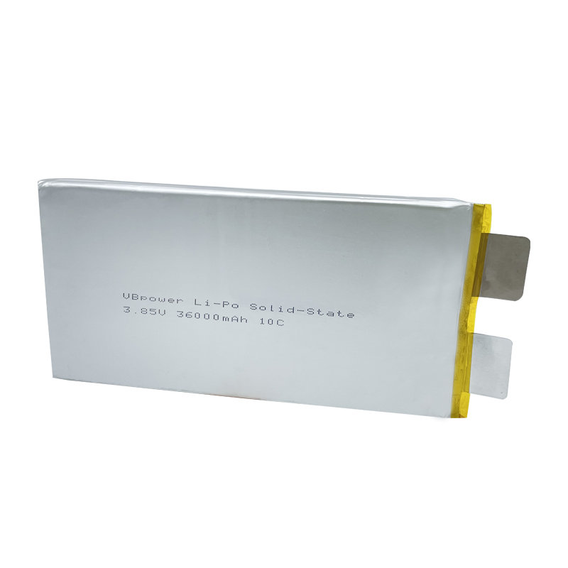 VBpower Высокоэнергоемкая твердотельная литий-полимерная батарея Отдельный элемент 3.85 В 36000 мА·ч 10C