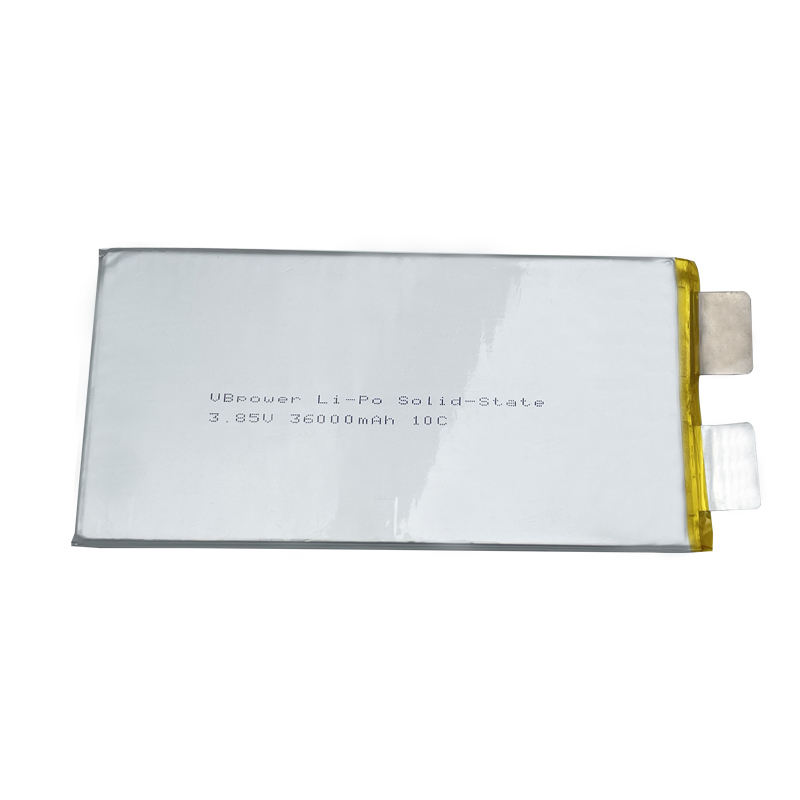 VBpower Высокоэнергоемкая твердотельная литий-полимерная батарея Отдельный элемент 3.85 В 36000 мА·ч 10C