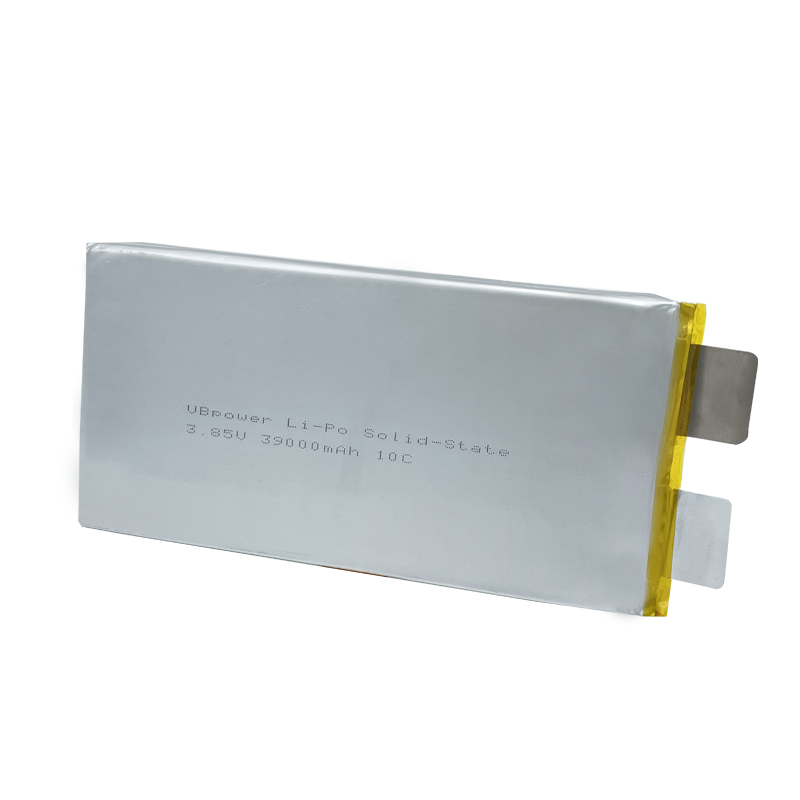 VBpower Высокоэнергоемкая твердотельная литий-полимерная батарея Отдельный элемент 3.85 В 39000 мА·ч 10C