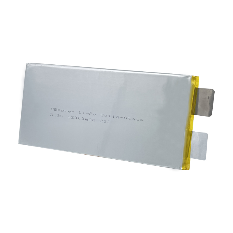 VBpower Высокоэнергоемкая твердотельная литий-полимерная батарея Отдельный элемент 3.8 В 12000 мА·ч 20C