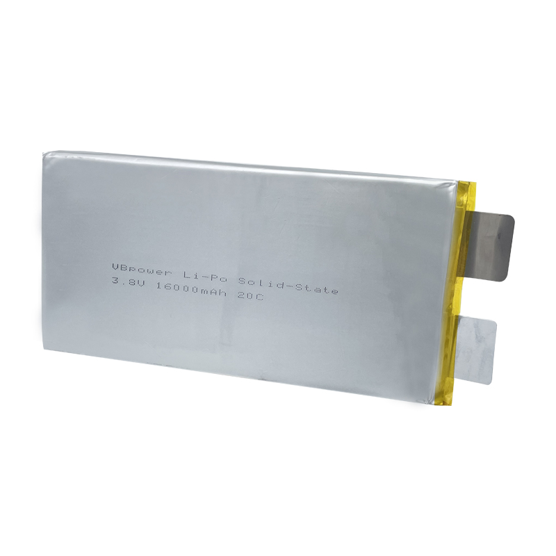 VBpower Высокоэнергоемкая твердотельная литий-полимерная батарея Отдельный элемент 3.8 В 16000 мА·ч 20C