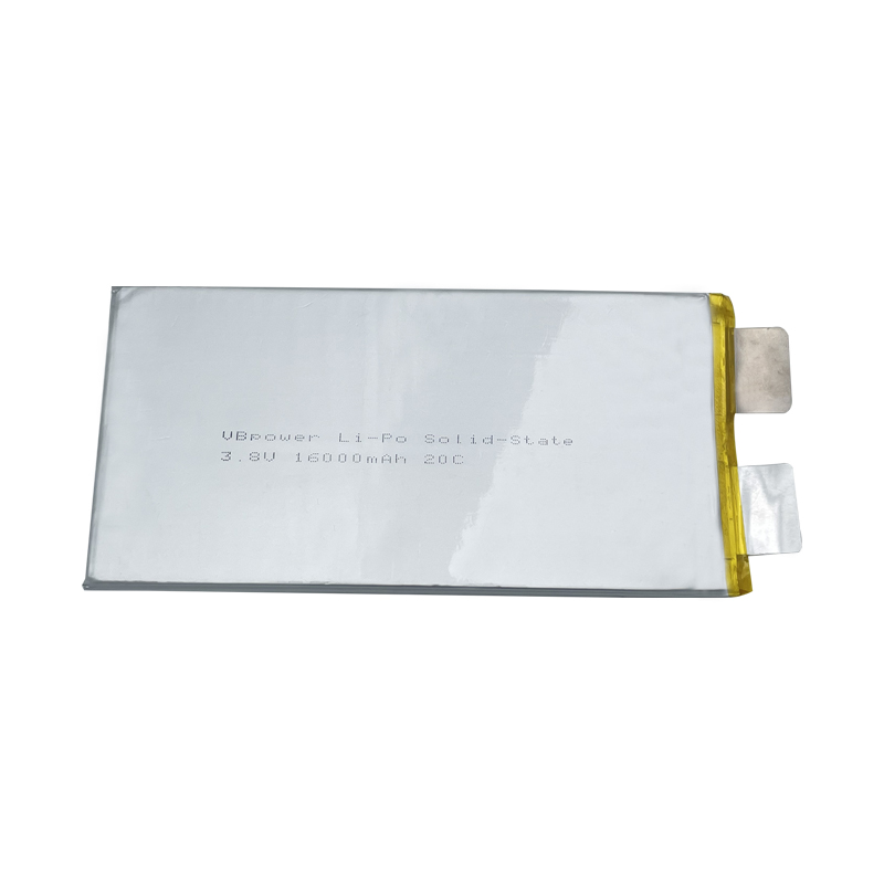 VBpower Высокоэнергоемкая твердотельная литий-полимерная батарея Отдельный элемент 3.8 В 16000 мА·ч 20C
