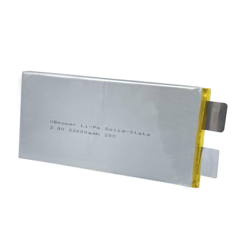 VBpower Высокоэнергоемкая твердотельная литий-полимерная батарея Отдельный элемент 3.8 В 22000 мА·ч 20C