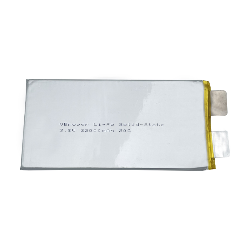 VBpower Высокоэнергоемкая твердотельная литий-полимерная батарея Отдельный элемент 3.8 В 22000 мА·ч 20C