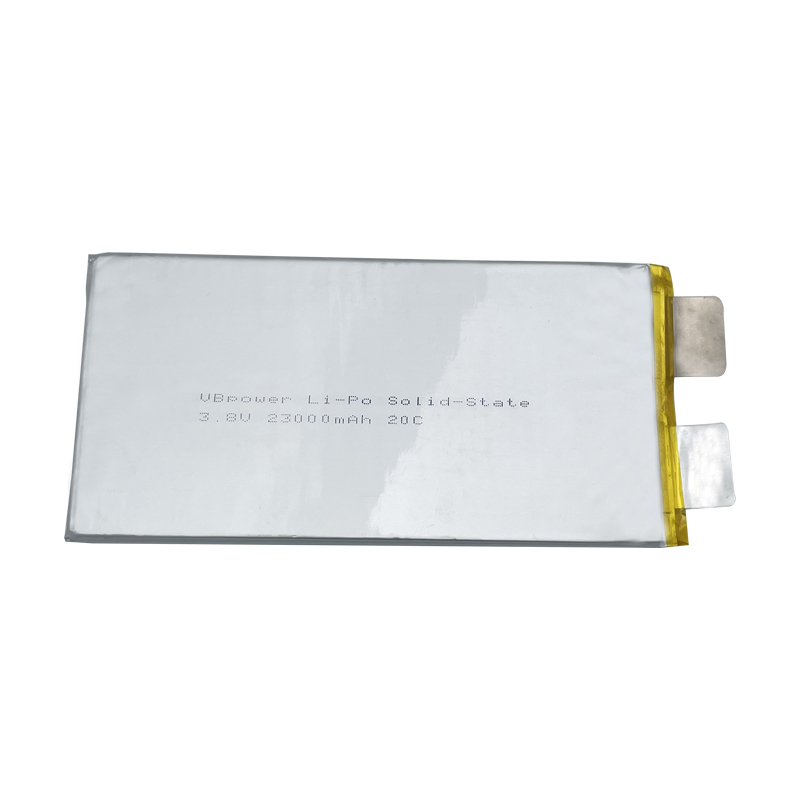VBpower Высокоэнергоемкая твердотельная литий-полимерная батарея Отдельный элемент 3.8 В 23000 мА·ч 20C