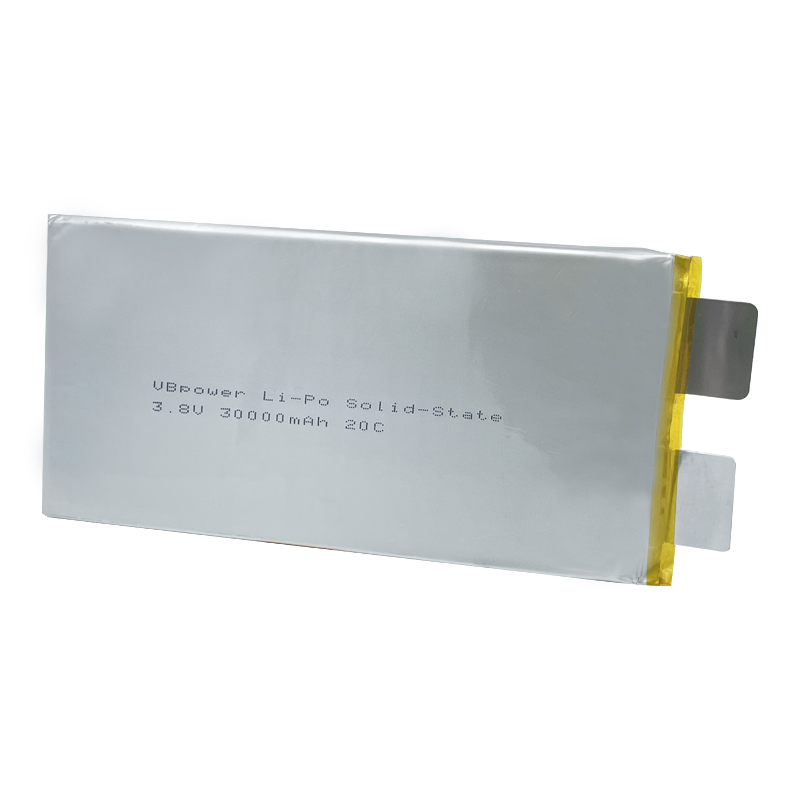 VBpower Высокоэнергоемкая твердотельная литий-полимерная батарея Отдельный элемент 3.8 В 30000 мА·ч 20C