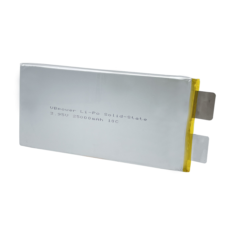 VBpower Высокоэнергоемкая твердотельная литий-полимерная батарея Отдельный элемент 3.95 В 25000 мА·ч 10C