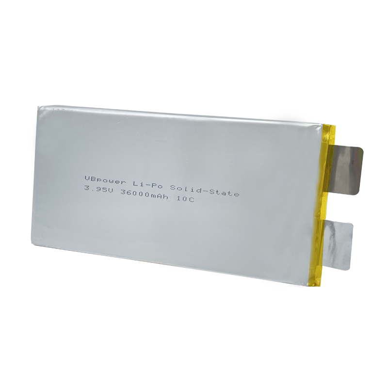 VBpower Высокоэнергоемкая твердотельная литий-полимерная батарея Отдельный элемент 3.95 В 36000 мА·ч 10C