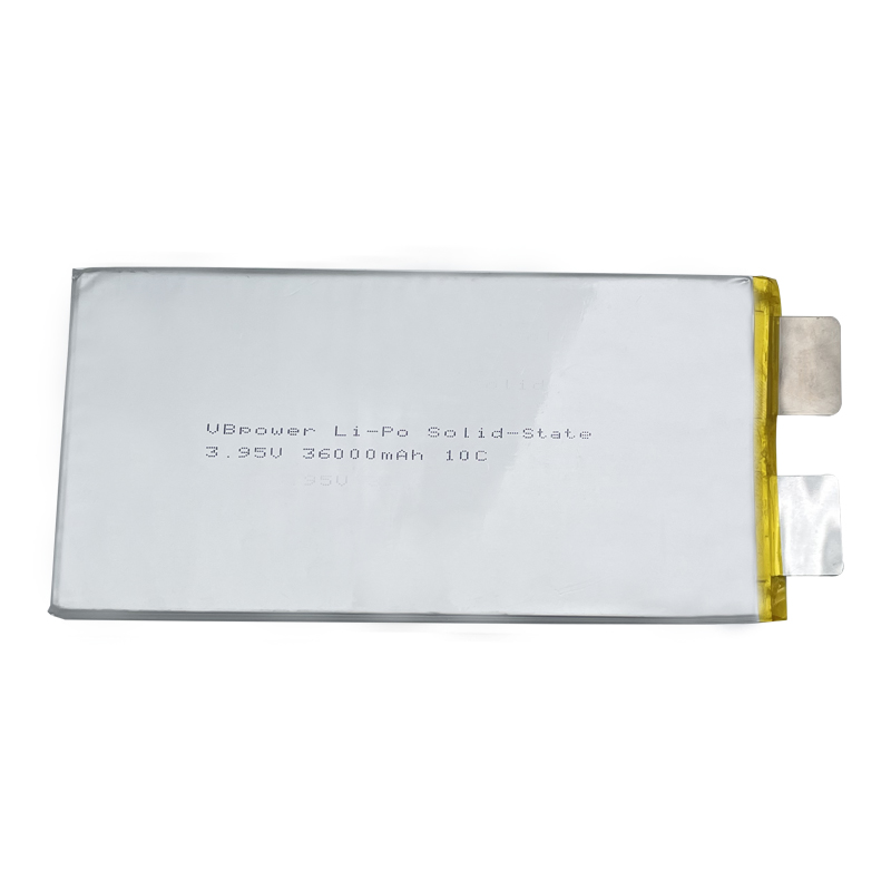 VBpower Высокоэнергоемкая твердотельная литий-полимерная батарея Отдельный элемент 3.95 В 36000 мА·ч 10C