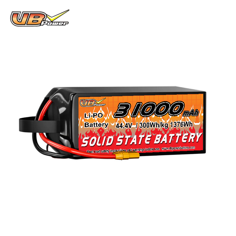 VBpower 31000 мА·ч 44,4 В 12S Высокоэнергетическая твердотельная аккумуляторная батарея для дронов, мультироторов, VTOL и картографирования