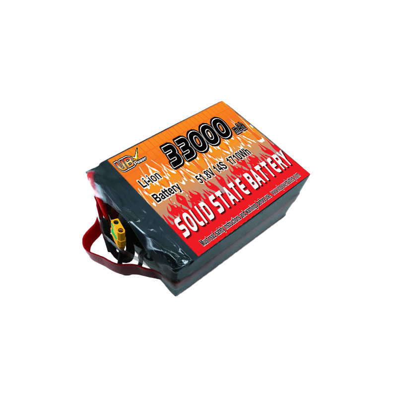 VBpower 33000мАч 14S 51.8В твердотельный аккумулятор