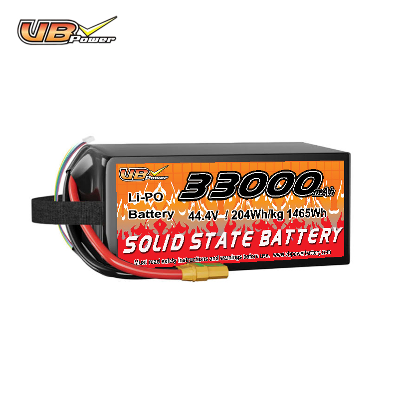 VBpower 33000мАч 44.4В 25C LiPo аккумулятор для сельскохозяйственных дронов