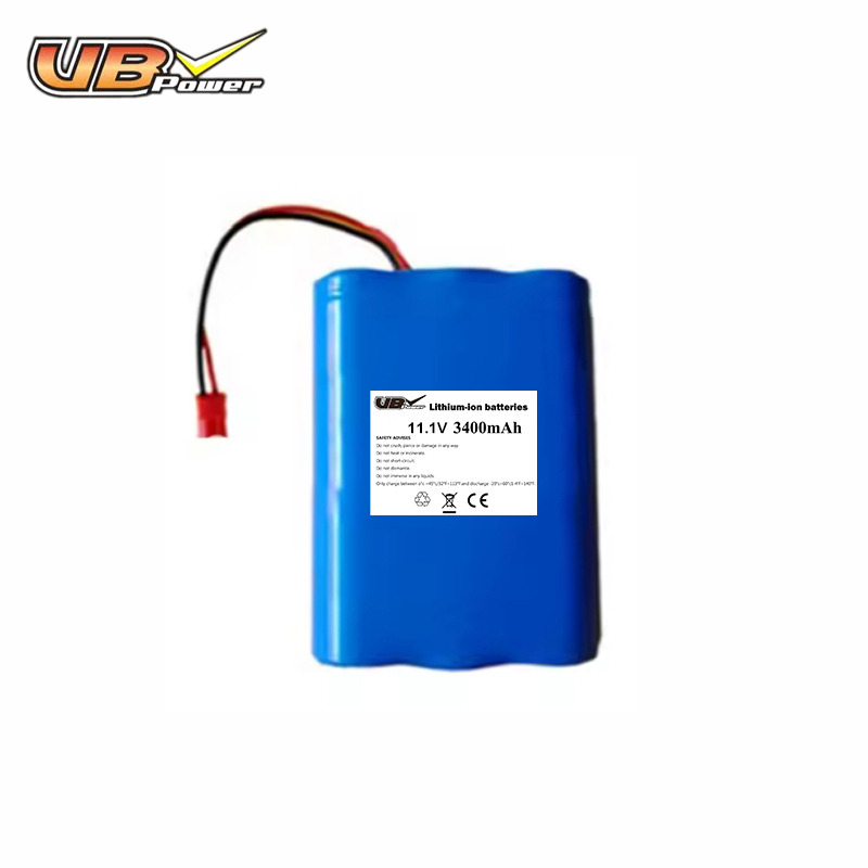 VBpower 18650 11.1V 3400mAh Литий-ионный аккумулятор (на основе высокоёмких элементов NCR18650B)