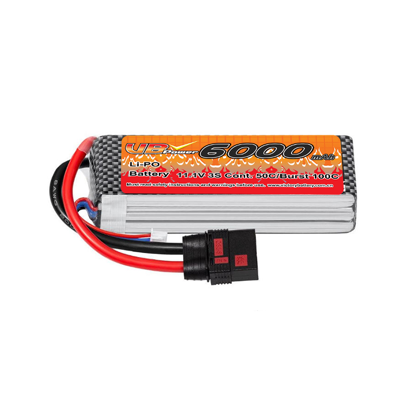VBpower Xtreme 3S 11.1В 6000мА·ч LiPO аккумулятор (с разъёмом QS8 и проводом 10AWG)