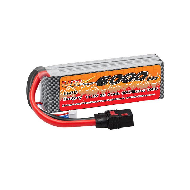 VBpower Xtreme 3S 11.1В 6000мА·ч LiPO аккумулятор (с разъёмом QS8 и проводом 10AWG)