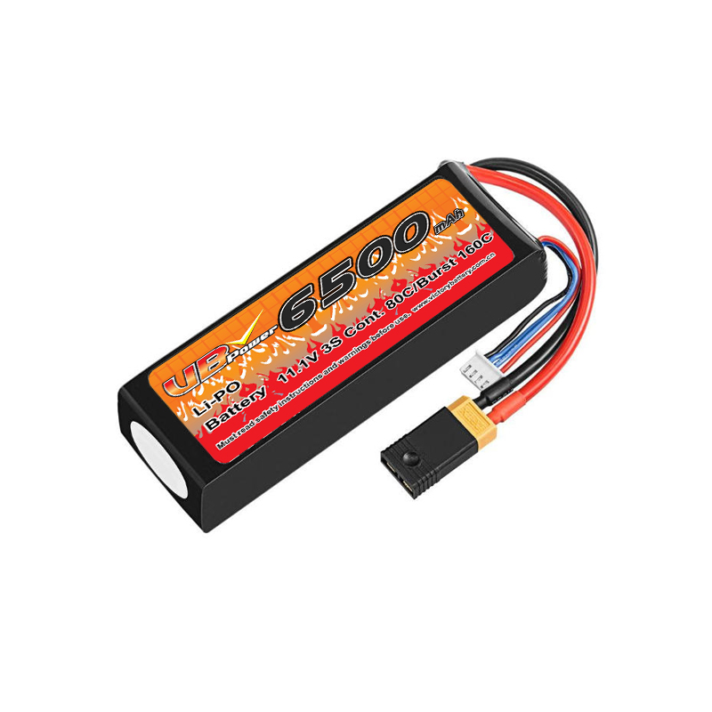 VBpower 3S 11.1В Графеновая Li-Po батарея 6500мАч 80C (XT60)