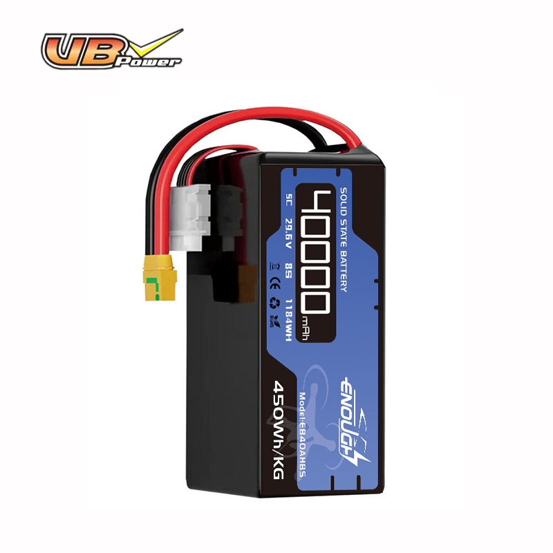 VBpower литий-полимерная полу-твердотельная батарея мягкого корпуса 8S 29,6 В 40 Ач, разряд 5C для дронов и радиоуправляемых моделей