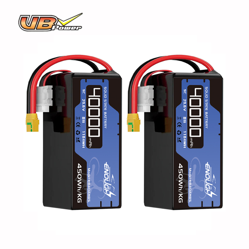 VBpower литий-полимерная полу-твердотельная батарея мягкого корпуса 8S 29,6 В 40 Ач, разряд 5C для дронов и радиоуправляемых моделей