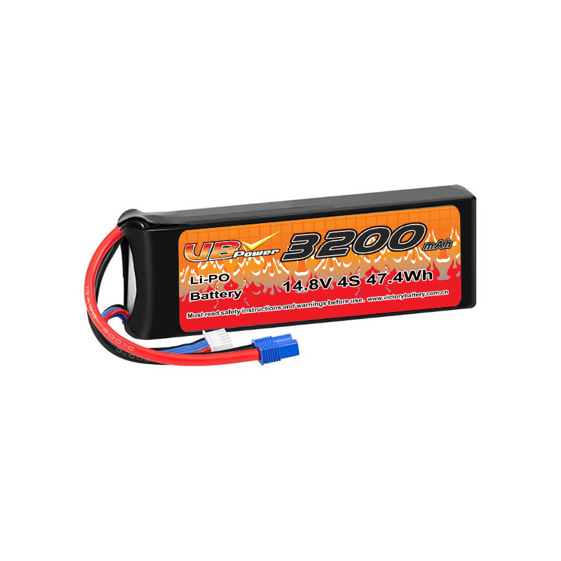 VBpower LiPO аккумулятор 4S 14.8В 3200мАч 50C (с разъёмом EC3)