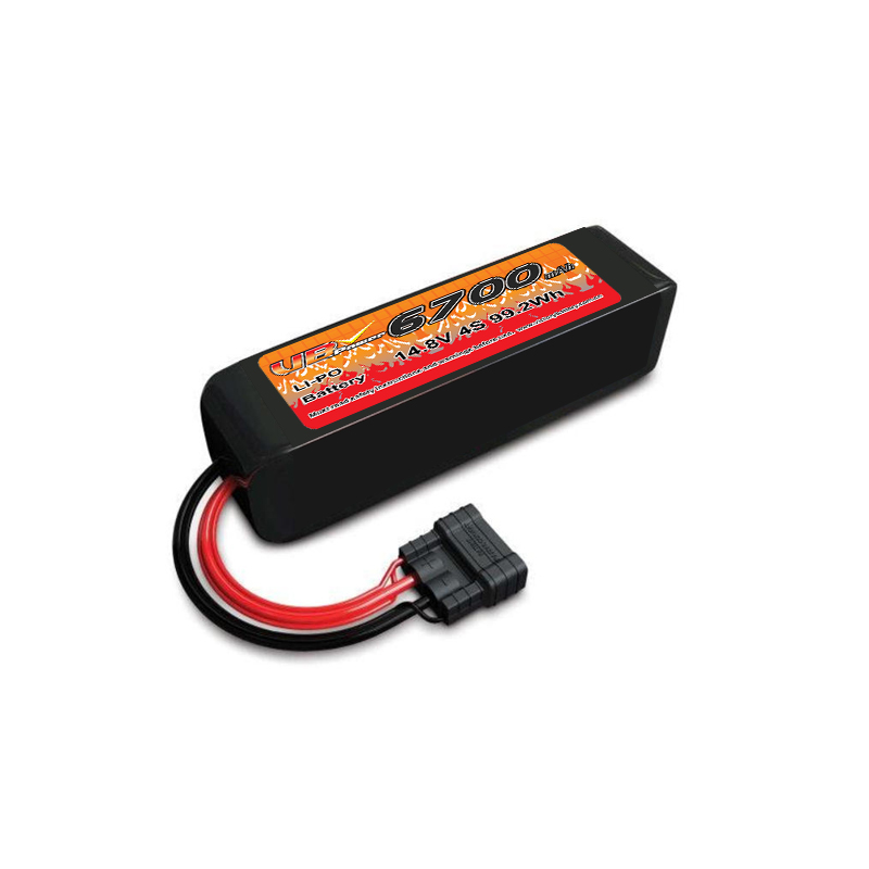 VBpower 4S 14.8В 6700мА·ч Li-PO аккумулятор с разъемом iD для модели X-Maxx