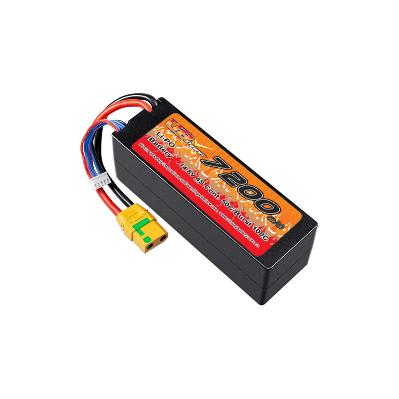 VBpower 4S 14.8В 7200мА·ч LiPo аккумулятор в жестком корпусе с разъемом XT90