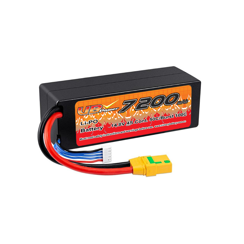 VBpower 4S 14.8В 7200мА·ч LiPo аккумулятор в жестком корпусе с разъемом XT90