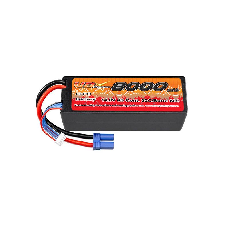 VBpower 4S 14,8 В 8000 мАч LiPO Аккумулятор (с разъёмом EC5, жёсткий корпус)