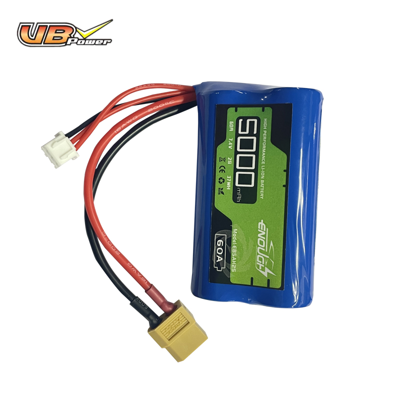 VBpower Высокопроизводительный литий-ионный аккумулятор 5000 мАч 7,4 В 60 А