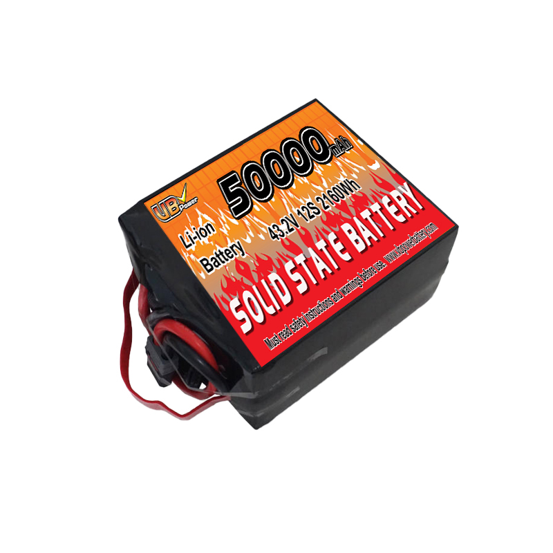 VBpower 50000мАч 12S 43.2В твердотельный аккумулятор