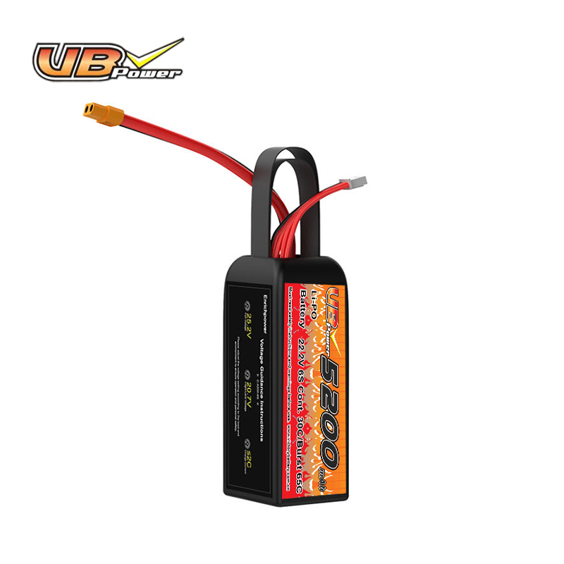 VBpower 5200 мА·ч, 22,2 В аккумулятор для тяжелых гоночных FPV-дронов