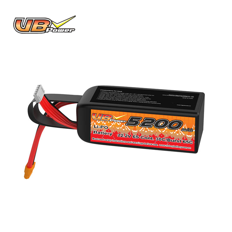 VBpower 5200 мА·ч, 22,2 В аккумулятор для тяжелых гоночных FPV-дронов