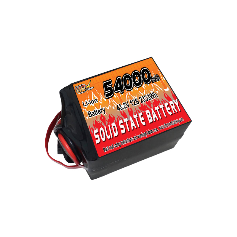 VBpower 54000мАч 12S 43.2В твердотельный аккумулятор