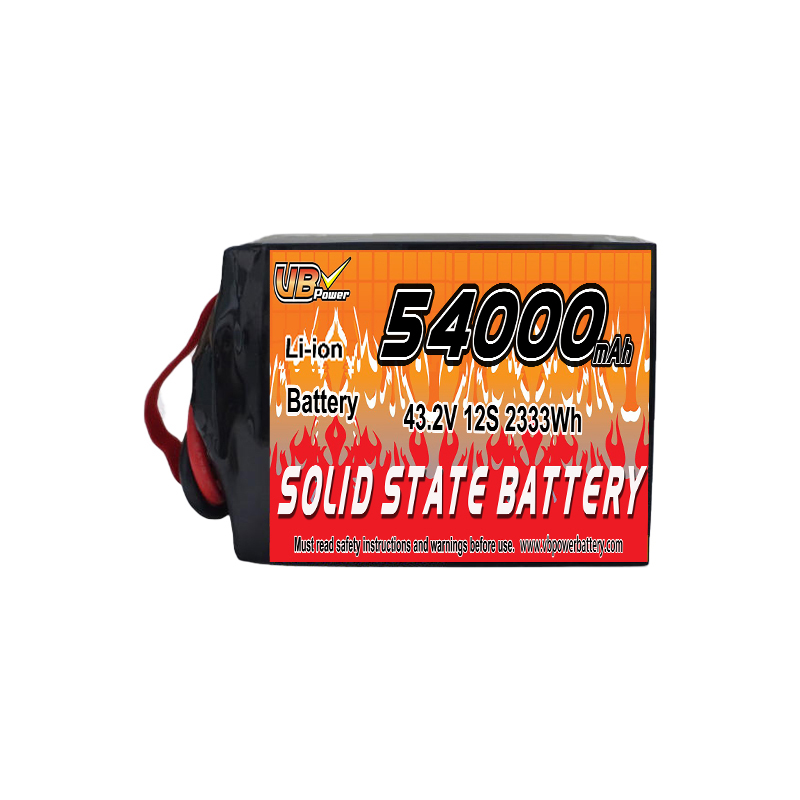VBpower 54000мАч 12S 43.2В твердотельный аккумулятор