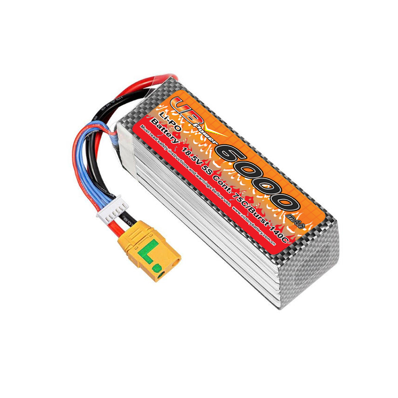VBpower 5S 18.5В 6000мАч Графеновый Высоковольтный Литий-полимерный Аккумулятор с разъемом XT90