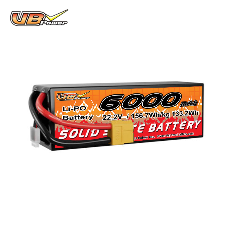 VBpower Аккумулятор LiPO 6000 мАч 22,2 В 6S 80C для FPV дрона