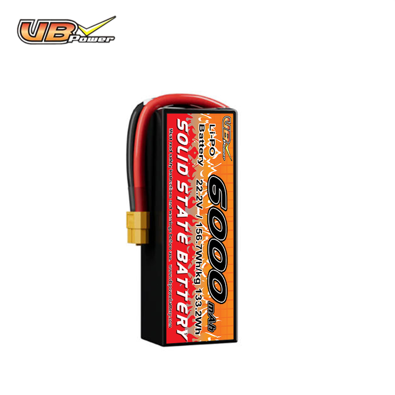 VBpower Аккумулятор LiPO 6000 мАч 22,2 В 6S 80C для FPV дрона