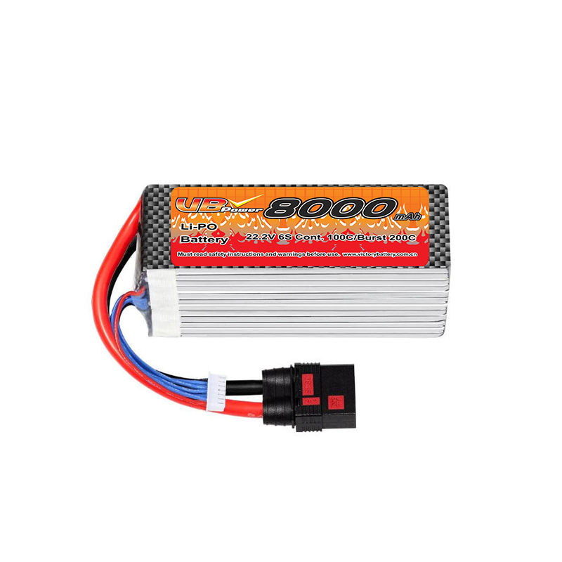 VBpower HV LiPO аккумулятор с графиновым покрытием 6S 22.2В 8000мА·ч 100C (с разъёмом QS8)