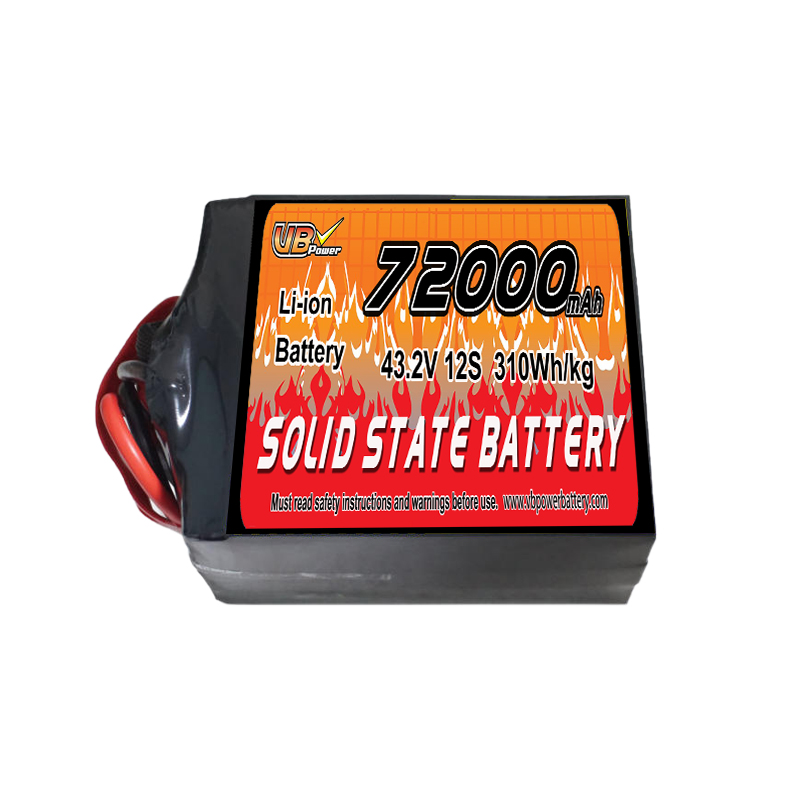 VBpower 72000мАч 12S 43.2В твердотельный аккумулятор