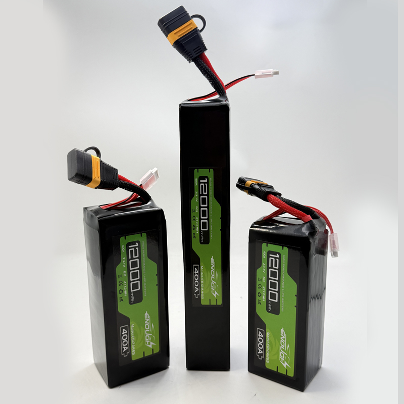 VBpower 12000 мА·ч 6S1P 23,1 В литий‑полимерный аккумулятор 400 А для беспилотных летательных аппаратов, габариты 53*55*307 мм