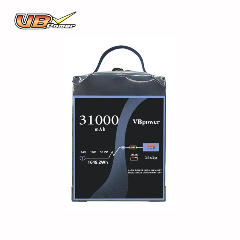VBpower Аккумулятор 14S 31000 мА·ч для больших дронов, литий-полимерный твердотельный, для промышленных дронов
