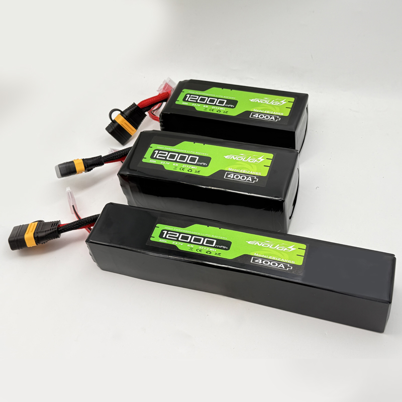 VBpower 12000 мАч 6S1P 23.1 В LiPo батарея с током 400 А для беспилотных летательных аппаратов (дронов), размер 59×70×180 мм.