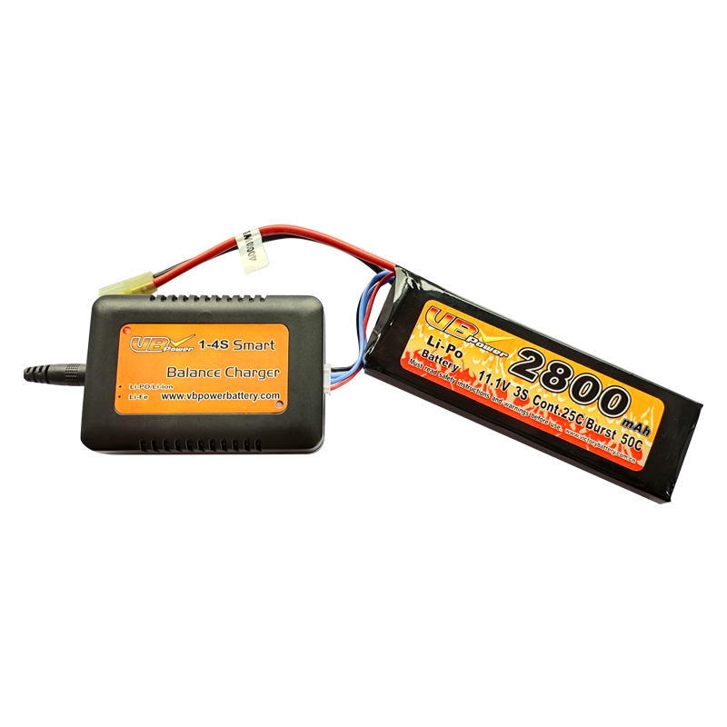 VBpower Умное Балансировочное Зарядное Устройство для LiFePO4/Li-ion/LiPo Аккумуляторов *Для батарей 1-4S 3.7V-14.8V (пневматическое оружие и RC-модели)