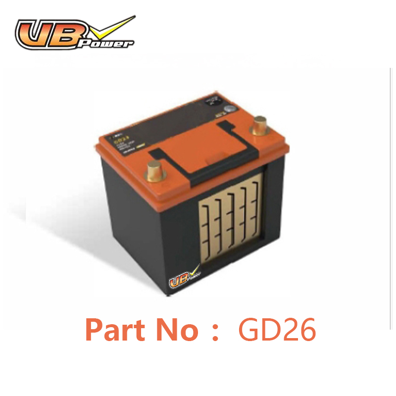 VBpower LiFePO4 аккумулятор для старт-стоп систем 12,8 В, 60 А·ч с высокой плотностью энергии.