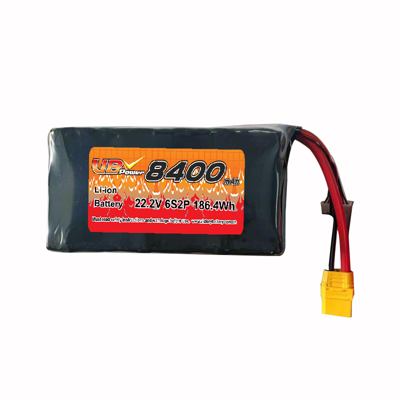 VBpower литий-ионный аккумулятор 22.2V 8400mAh 6S с разъёмом XT90