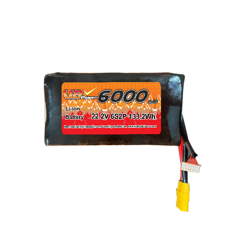 VBpower литий-ионный аккумулятор 22.2V 6000mAh 6S с разъёмом XT60