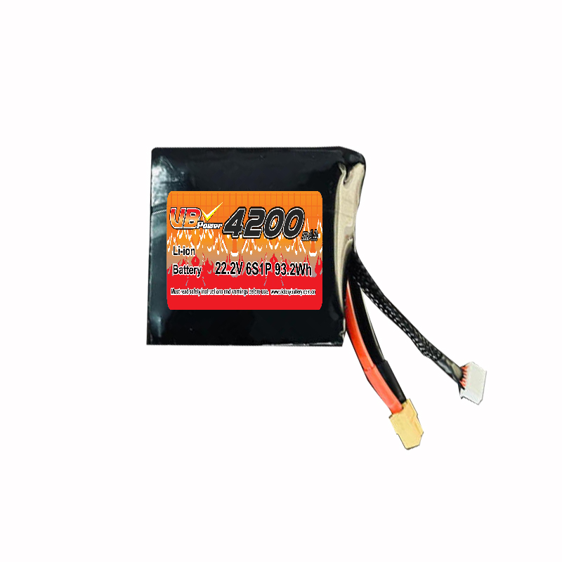 VBpower литий-ионный аккумулятор 22.2V 4200mAh 6S с разъёмом XT60